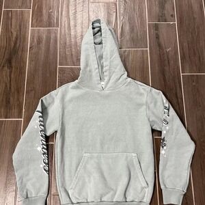 Talentless Scott Disick Green Distressed Hoodie Sweatshirt Sz XS